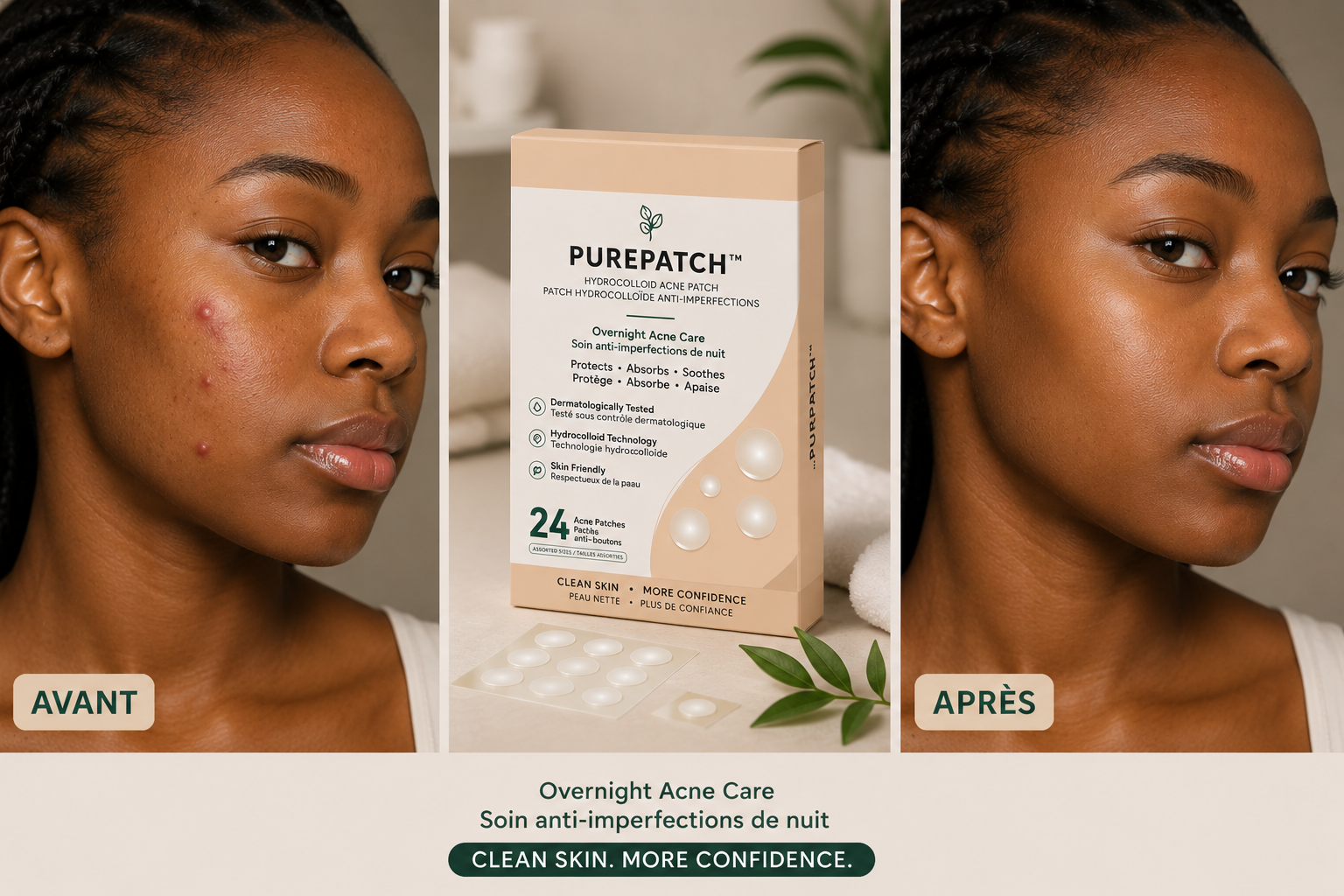 PUREPATCH™ Overnight Acne Care – 24 Patchs